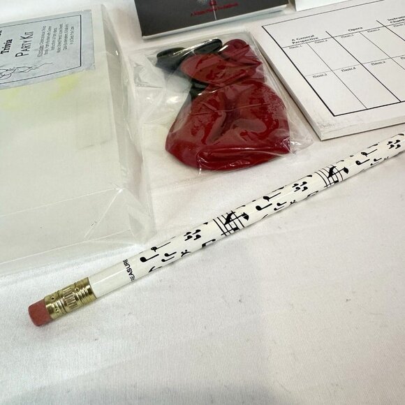 Classical Music Trivia Party Kit New Open Box Questions Balloons Score Sheet - Picture 8 of 10